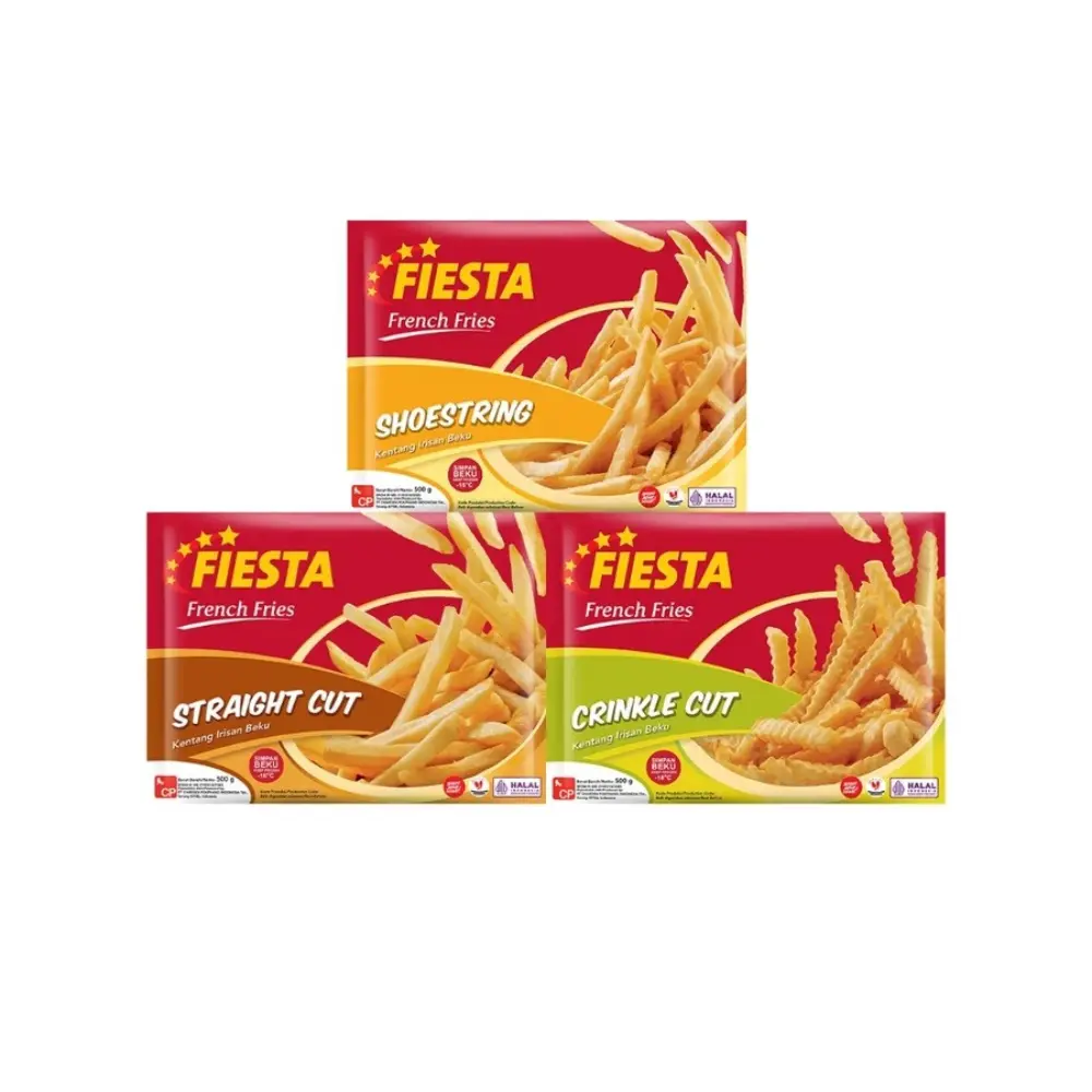 Kemasan Fiesta kentang frozen