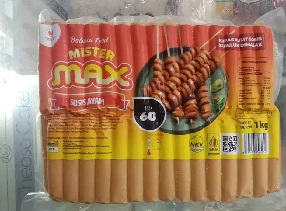 Kemasan Sosis Mister Max 1 Kg