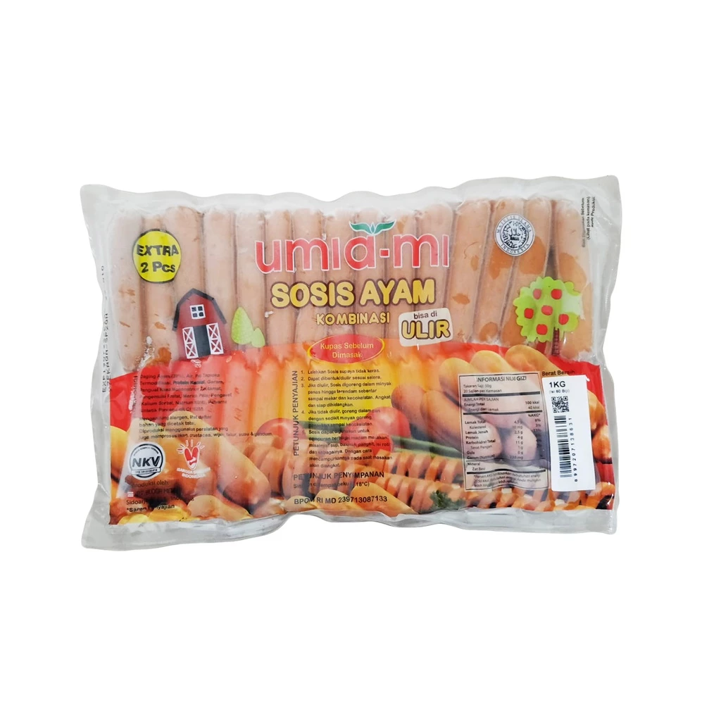 Kemasan Sosis Umia-Mi 1 Kg