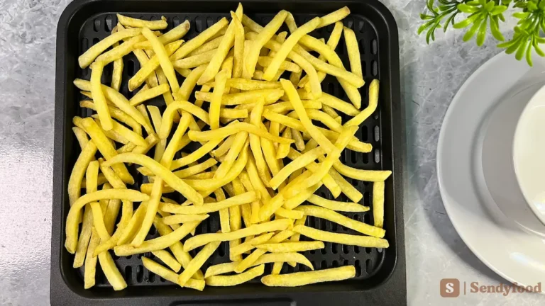 Gogo kentang goreng Shoestring 400 gram setelah dimasak air friyer