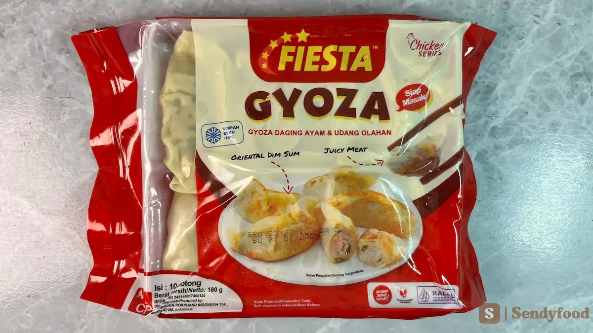 Kemasan depan Gyoza Fiesta 180 g
